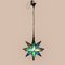 Vintage Glass Star Pendant Light, 1970s 11