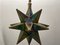 Vintage Glass Star Pendant Light, 1970s 10