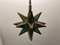 Vintage Glass Star Pendant Light, 1970s 2