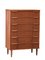 Danish Chest in Teak with Six Drawers, 1960s, Image 1