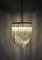 Lámpara de araña Hollywood Regency grande de vidrio acrílico y latón, años 70, Imagen 10