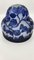 Lamp Cap in Pate de Verre decorated with Blue Leaves by Emile Gallé 2