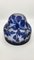 Lamp Cap in Pate de Verre decorated with Blue Leaves by Emile Gallé 1