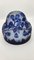 Lamp Cap in Pate de Verre decorated with Blue Leaves by Emile Gallé 4