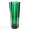 Vase Style Art Déco de Zawiercie Glassworks, Pologne, 1950s 1