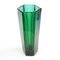 Vase im Art Deco Stil von Zawiercie Glassworks, Polen, 1950er 8