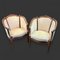 Carved Walnut French Armchairs, 1900s, Set of 2, Image 1