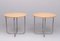 Round Center or Dining Tables attributed to Gispen, Holland, 1960s, Set of 2 1