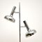 Vintage French Chrome Two Headed Floor Lamp, 1970s, Image 3