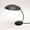 Vintage French Enameled Tole and Brass Desk Lamp, 1960s 3