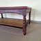 Coffee Table with Greek Marble Top and Rattan 5