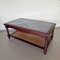 Coffee Table with Greek Marble Top and Rattan 3
