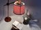 Lámpara de pie ajustable de teca con detalles de latón de Temde Leuchten, años 60, Imagen 20