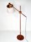 Adjustable Floor Lamp in Teak with Brass Details from Temde Leuchten, 1960s, Image 2