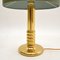 Vintage Swedish Brass Table Lamps, 1970s, Set of 2 4