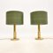 Vintage Swedish Brass Table Lamps, 1970s, Set of 2 1