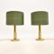 Vintage Swedish Brass Table Lamps, 1970s, Set of 2, Image 1