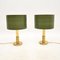 Vintage Swedish Brass Table Lamps, 1970s, Set of 2 2