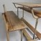 Industrial 2-Person School Desk, 1950s, Image 11