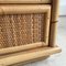 Italian Rattan & Bamboo Bedside Table from Dal Vera, 1960s 3