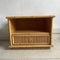 Italian Rattan & Bamboo Bedside Table from Dal Vera, 1960s 7