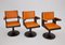 Fauteuil Pivotant Space Age Vintage Marron & Orange, 1970s 1