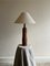 Mid-Century Turned Wood Table Lamp, Denmark, 1950s, Image 8