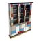 Enlightenment Colored Glass Bookcase, 1980s 3