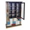 Enlightenment Colored Glass Bookcase, 1980s 9