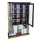 Enlightenment Colored Glass Bookcase, 1980s, Image 9