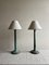 Copper Table Lamps with Verdigris Patina, 1890s, Set of 2 1