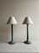 Copper Table Lamps with Verdigris Patina, 1890s, Set of 2, Image 1