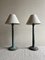 Copper Table Lamps with Verdigris Patina, 1890s, Set of 2 7