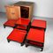 Taishō Period Traditional Urushi Lacquerware Serving Tables, Japan, 1920s, Set of 12 14