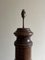 French Carved Wooden Column Lamp, 1900s 4