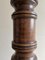 French Carved Wooden Column Lamp, 1900s 5