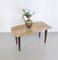 Vintage Beech Coffee Table with Pink Travertine Top by Paolo Buffa, 1950s, Image 2