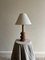 Mid-Century Swedish Turned Wood Table Lamp, 1950s, Image 8