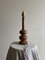 Lampada da tavolo Mid-Century in legno tornito, Svezia, anni '50, Immagine 5
