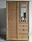 Italian Cane Wardrobe with Drawers and Mirror from Dal Vera, 1960s, Image 1