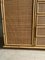 Italian Cane Wardrobe with Drawers and Mirror from Dal Vera, 1960s, Image 3