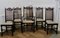 19th Century Country House Oak Dining Chairs, 1890s, Set of 6, Image 11