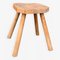 Vintage Wooden Farm Stool, Image 1