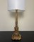 Lámpara de mesa vintage de bronce, Imagen 4