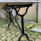 Cast Iron and Marble Bistro Table, 1920s 3