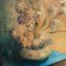 Bodegón con crisantemos, óleo sobre lienzo, enmarcado, Imagen 5