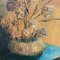 Bodegón con crisantemos, óleo sobre lienzo, enmarcado, Imagen 6
