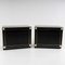 Black Lacquered Sideboards attributed to Pierre Cardin, France, 1980s, Set of 2 3
