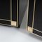 Black Lacquered Sideboards attributed to Pierre Cardin, France, 1980s, Set of 2 9