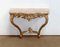 Golden Wall Console Table, Image 1